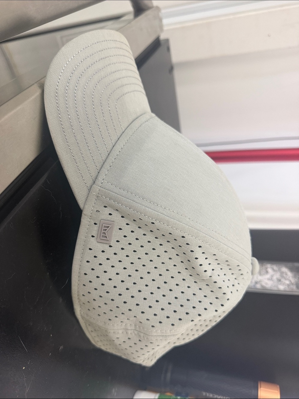 Melin Brand Light Gray Perforated Performance Cap - Hydra XL